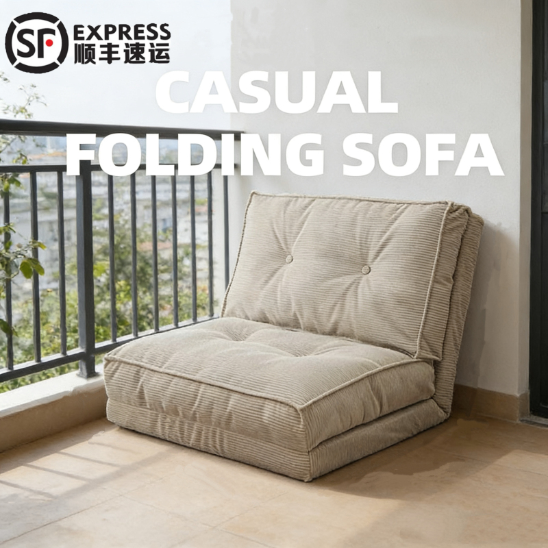 Lazy Sofa Human Dog Bed Small Apartment Fabric Tatami Single/Double Reclining Foldable Dual-Use Sofa Bed Lazy Sofa Human Dog Bed Small Apartment Fabric Tatami Single/Double Reclining Foldable Dual-Use Sofa Bed