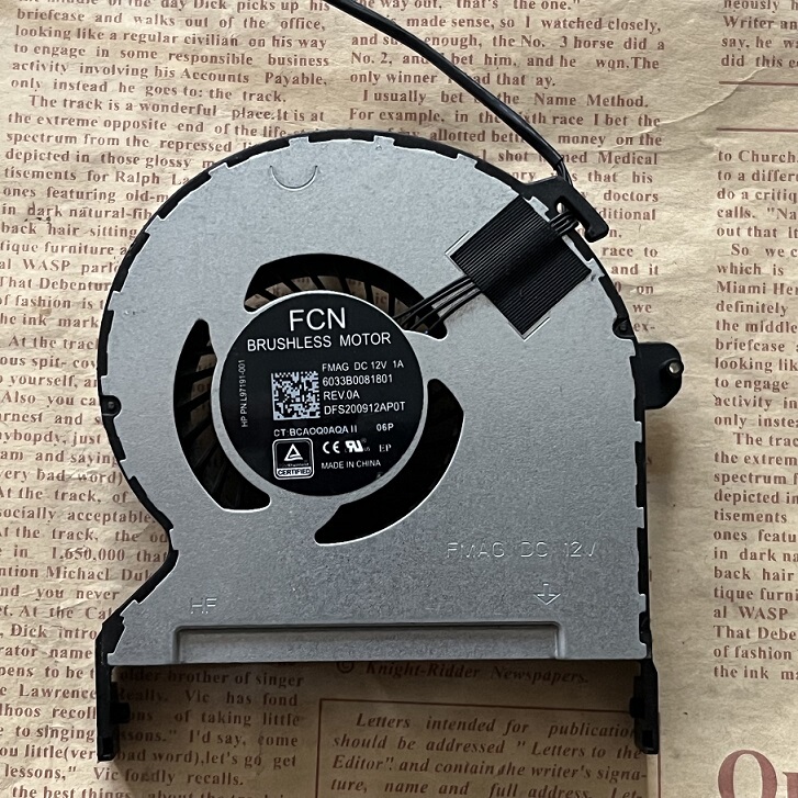 Used for Hp Z2 Mini G5 Mini Desktop Workstation Amd Fan L97191-001