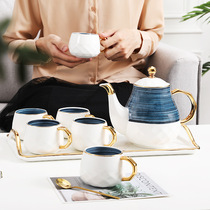 English afternoon tea Coffee cup European small luxury set ins wind household high-end simple modern light luxury tea set