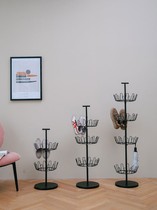 360 degree rotating shoe rack home door shoe cabinet indoor beautiful multi-layer stainless steel hardware accessories storage shoe cabinet