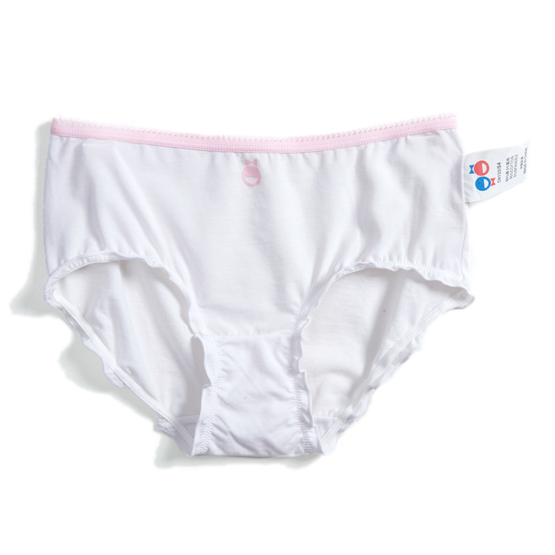 David Anne girls cotton class a lace briefs white light breathable baby girl underwear