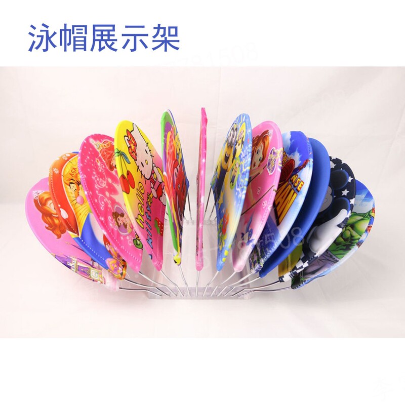 Free Shipping Swimming Cap Holder Acrylic Cap Stand Swimming Pool Hat Display Stand Swimming Cap Display Stand Props