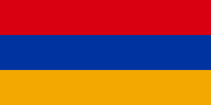 Customize 3 # 128 * 192CM Armenian Republic Flag waterproof sunscreen can be booked for national flags