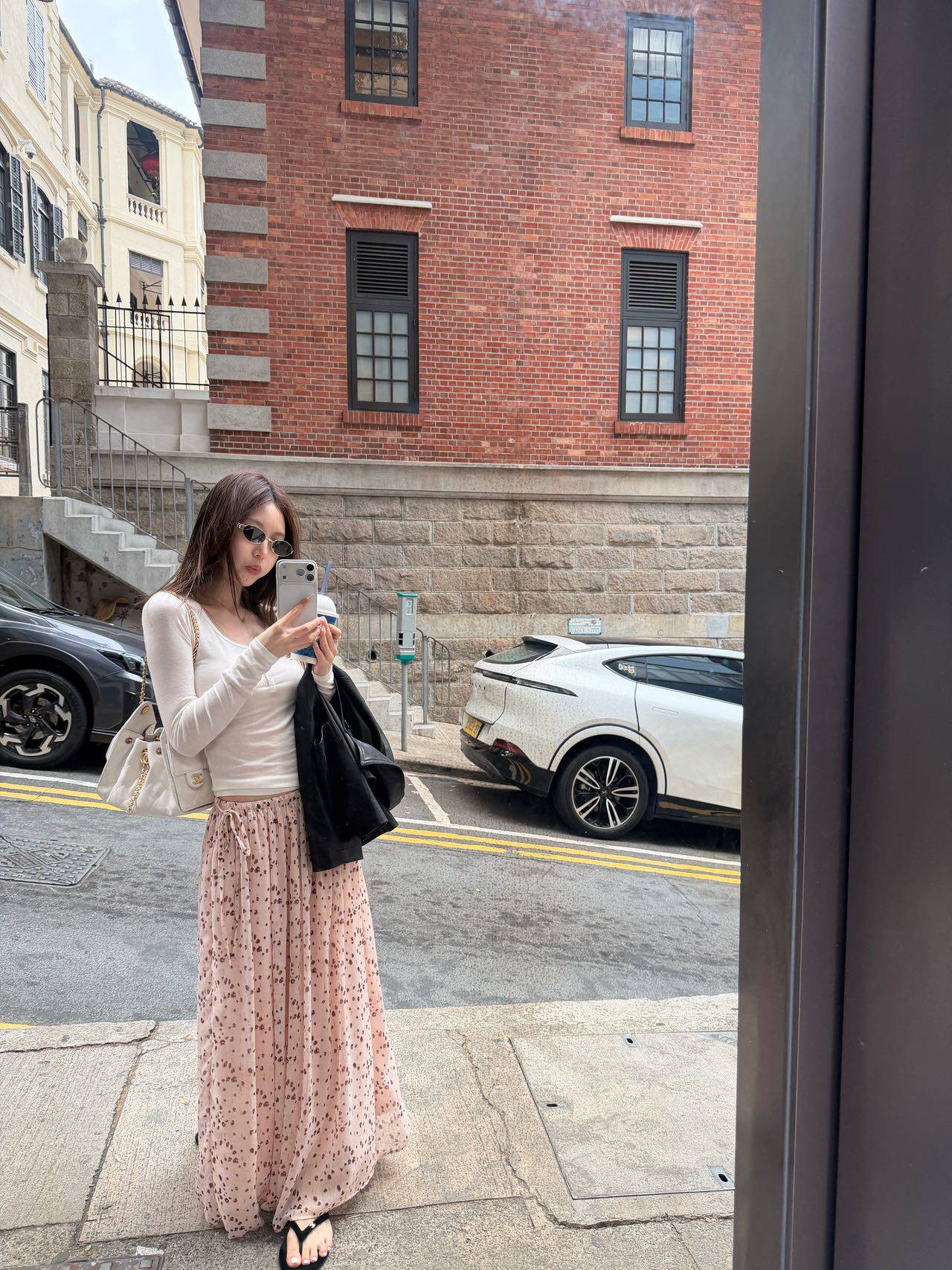 В наличии! oker章壳儿 оригинальная цветочная юбка с эластичной талией средней длины корейский стиль A793