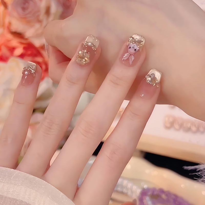 Golden Rabbit Lai Cai Purely Handmade Manicure Embossed Rabbit Bring in Wealth and Treasure Golden Cat Eye Whitening Fake Nail Manicure Patch 10 Pieces Golden Rabbit Lai Cai Purely Handmade Manicure Embossed Rabbit Bring in Wealth and Treasure Golden Cat Eye Whitening Fake Nail Manicure Patch 10 Pieces