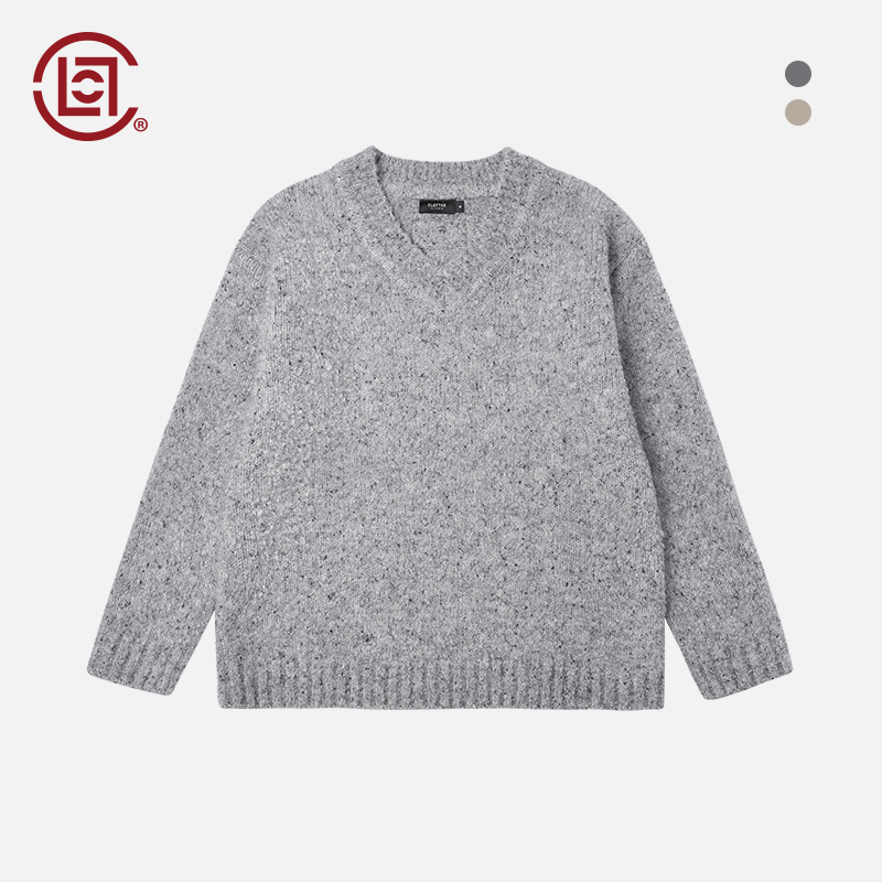 【Clottee by Clot】Mixed Color Sweater, Mortise and Tenon Series, Managed by Edison Chen