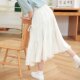 Moyujia 2023 New Autumn Girls High Waist A-Line Half-length Skirt Female Design Niche Cake Skirt