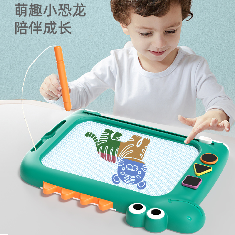 Soda Magnetic 7-in-1 Drawing Board DIY Assembled Kidsren's Colorful Graffiti Imagination Creation Painting Writing Can Eliminate 12m