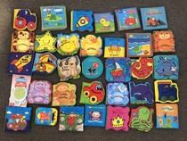 Clearance various bath books story books water and land use tear-resistant bathroom toys water cognition animal numbers