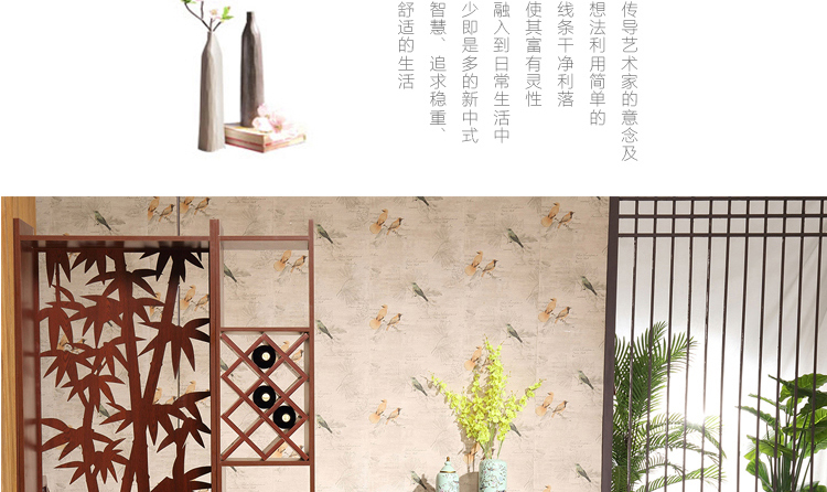 Phòng ngủ màn hình vách ngăn tủ tường phòng khách gỗ rắn cửa ra vào nền kinh tế hai mặt ánh sáng sang trọng hiên cửa tủ - Màn hình / Cửa sổ tấm bình phong gỗ
