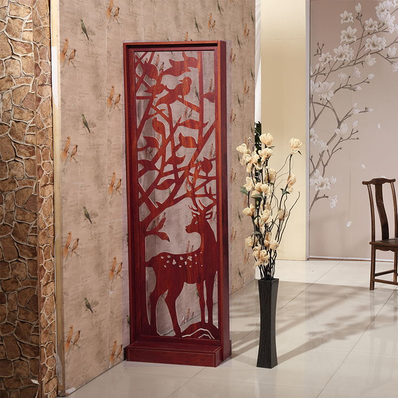 Simple interior partition wall household bedroom separation fixed artificial plate floor segregation room push and pull folding