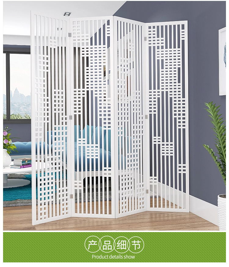 Phòng khách phòng ngủ Châu Âu gấp di động đơn giản hiện đại Trung Quốc màn hình phân vùng màn hình gấp màn hình hai mặt chạm khắc rèm - Màn hình / Cửa sổ khung bảo vệ cửa sổ