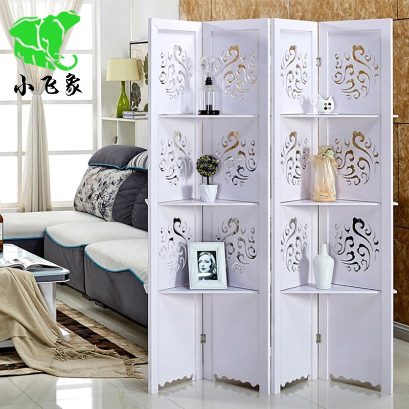 Beauty Preservation Eu Style Living Room Screen Partition Folding Screen Modern Minimalist Bedroom Carved mobile waterproof hollowed out