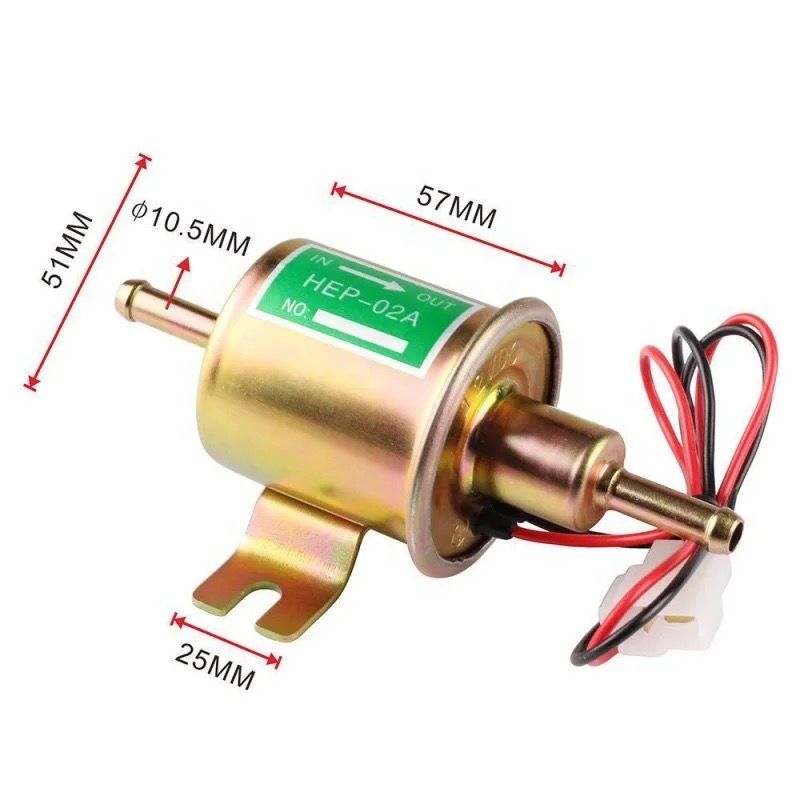 Car Modification Parts Hep-02A Electronic Oil Pump Fuel Pump 12V 24V Electronic Pump Diesel Pump Gasoline Pump