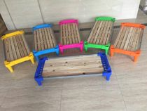 Childrens garden bed kindergarten special bed stacked bed Children plastic wooden bed kindergarten small bed bed