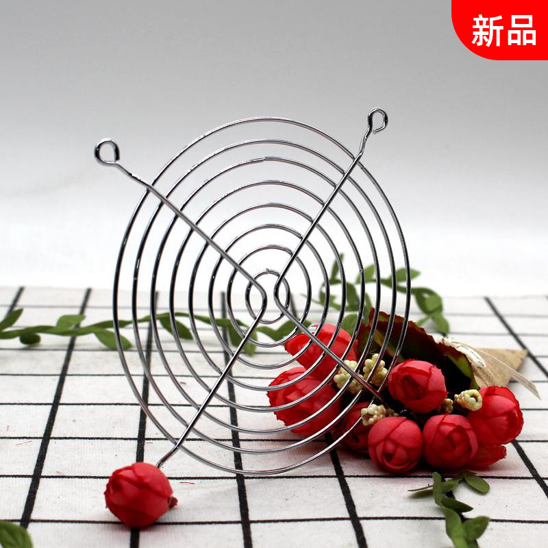 Small axial flow fan heat dissipation fan metal protective screen barbed wire 8090120150180200