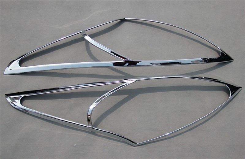 Dongfeng Peugeot 3008 Headlamp Frame Tail Lamp Frame Refitting Special Logo 3008 Front and Rear Lampshade Decoration Bright Sticker