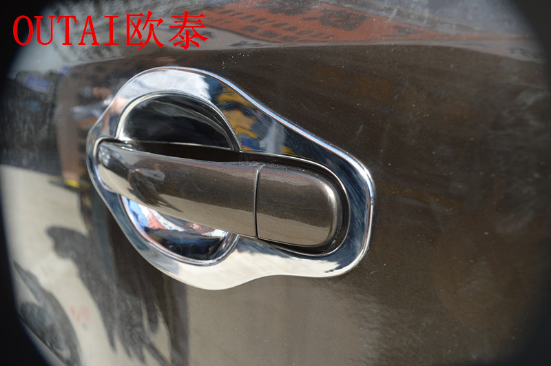 Applicable to 09-17 Volkswagen Tiguan Handles Door Bowl Tiguan Door Bowl Handles Tiguan Decorative Stickers Decorative Modification