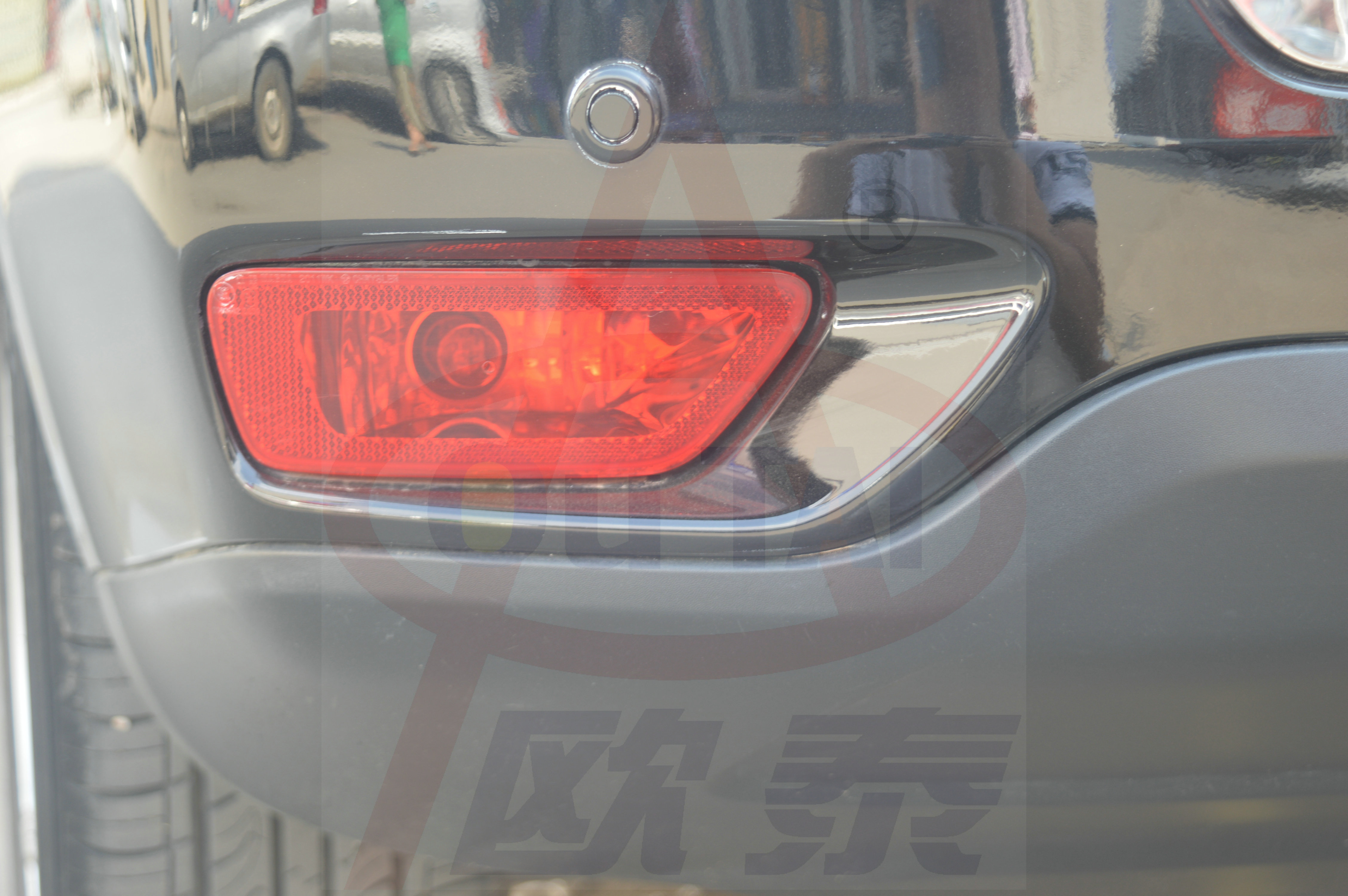 11-15 Guide Headlight Eyebrow Tail Lamp Cover Rear Fog Lamp Cover Front Fog Lamp Ring Bright Strip Decoration Modification