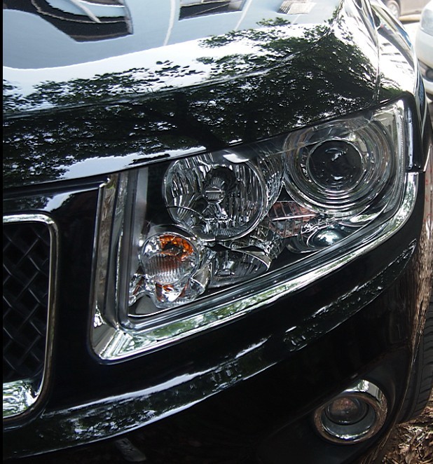 11-15 Guide Headlight Eyebrow Tail Lamp Cover Rear Fog Lamp Cover Front Fog Lamp Ring Bright Strip Decoration Modification