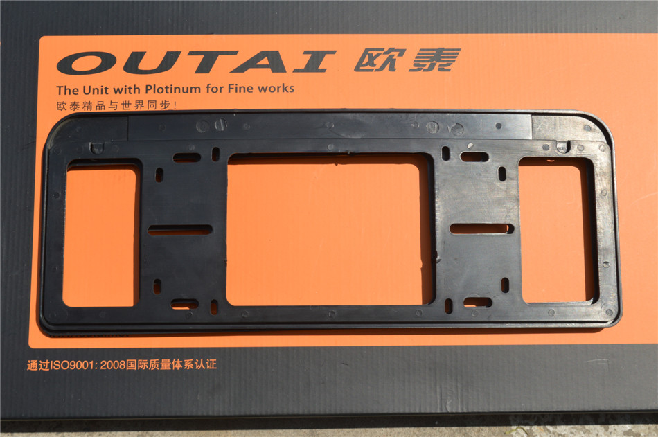 Stainless steel license plate conversion bracket imported license plate bracket base plate car license plate conversion frame new regulations