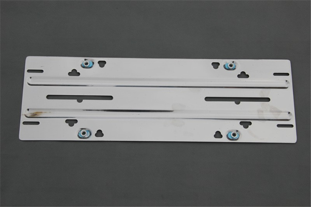 Stainless steel license plate conversion bracket imported license plate bracket base plate car license plate conversion frame new regulations