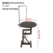 Pet Grooming Table Pet Shop Shearing Dog Grooming Table Pneumatic Rotating Hydraulic Lift Table Small and Medium-sized Dogs and Cats
