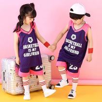 Childrens basketball clothes suit men and women vest Summer Spring and autumn speed dry middle school childrens toddler competition training customized