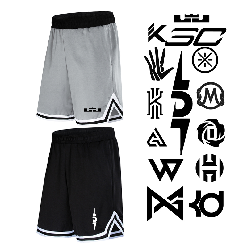 Basketball Shorts Men's American Sports Cosby Owen Loose Training Quick Dry Street Tide Fitness Running Pants Though Kneecap