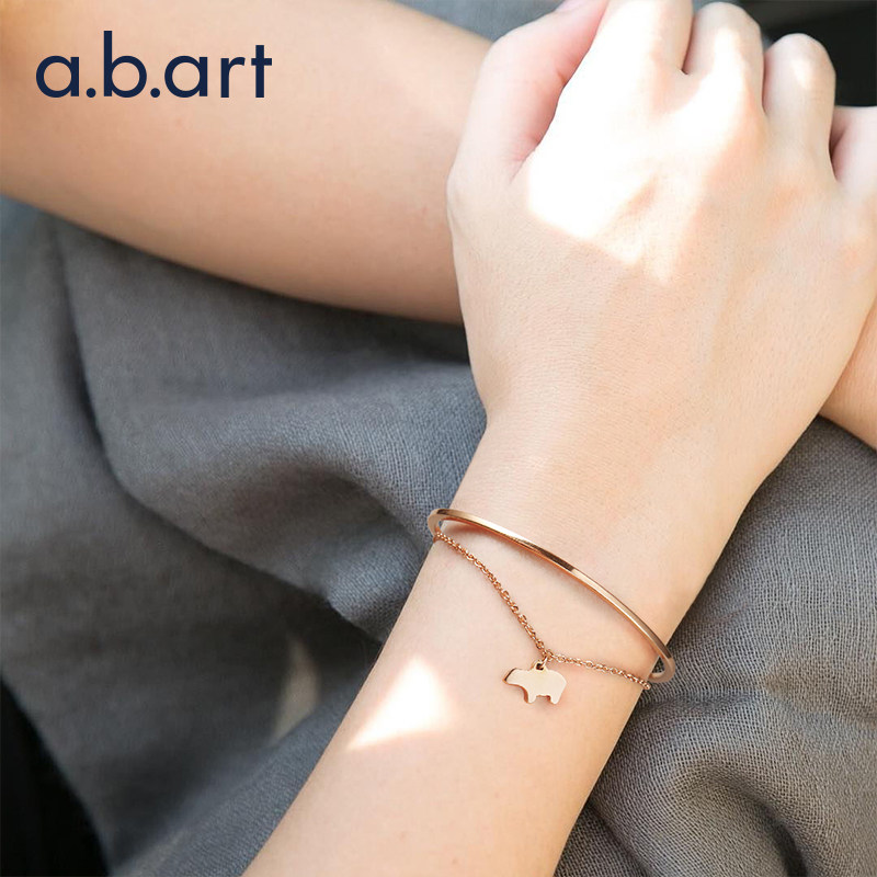 abart Abby Bear Bracelet Female Ins Wind Niche Internet Celebrity Versatile Girlfriend Bracelet Simple Girls Gift
