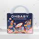 OHBABY Obeibi Fantasy Band diapers NBSMLXL ຜ້າອ້ອມເດັກນ້ອຍບາງໆ breathable ແລະແຫ້ງ