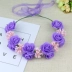 Hàn Quốc tươi và đẹp oải hương đầy sao garland cô dâu ảnh món ăn tóc tiara kỳ nghỉ bên bờ biển phụ kiện tóc tràng hoa - Phụ kiện tóc dây chun buộc tóc Phụ kiện tóc