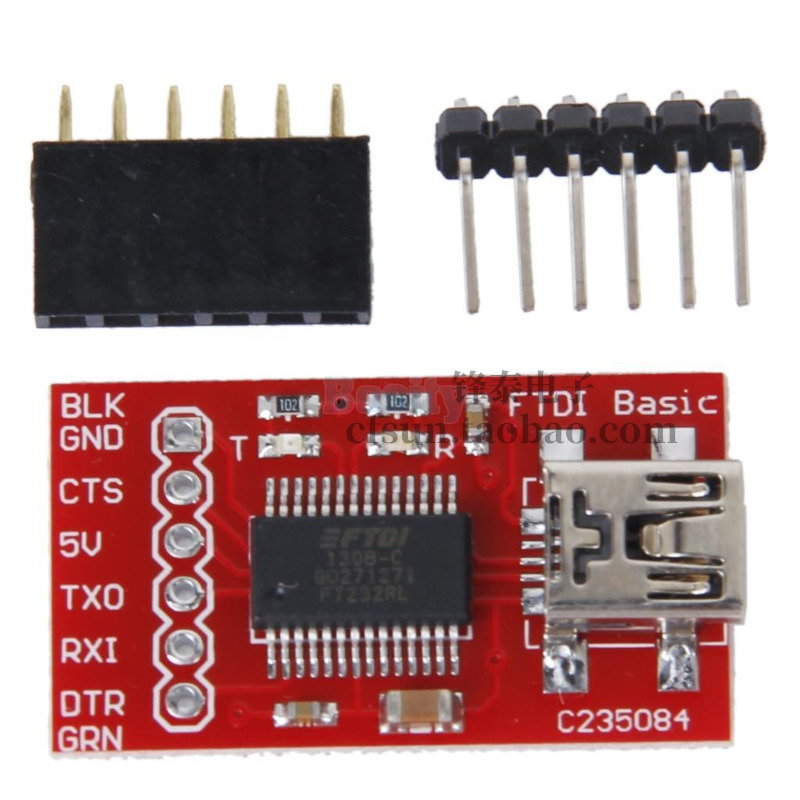 FT232RL FTDI USB transfer TTL MWC programming designer serial port debugger port support 3 3V 5V