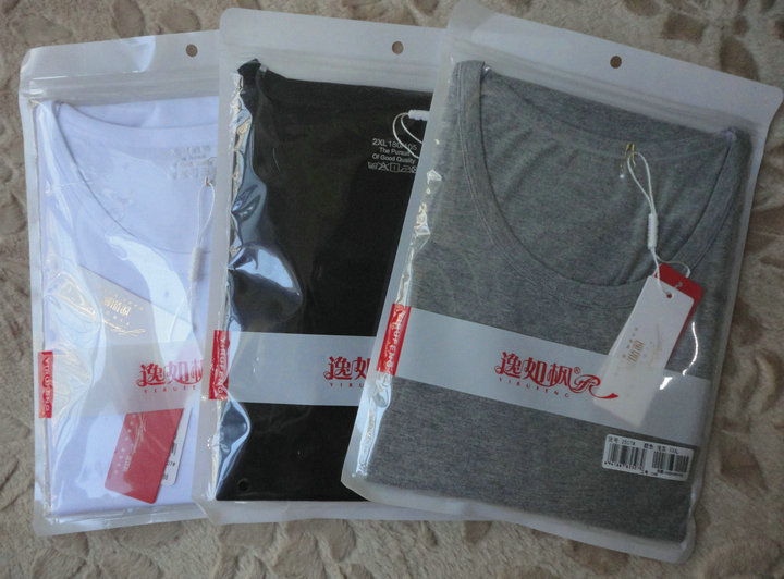 Comfort such as maple men's summer pure color round collar full pure cotton leka elastic cotton short sleeve T-shirt sweatshirt