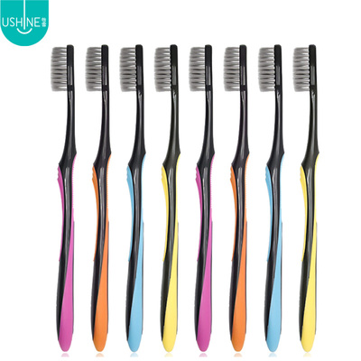 【超值8支！】怡雪牙刷超软毛竹炭家庭装