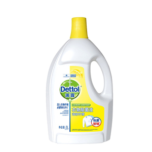 Dettol/滴露清新柠檬内外衣物除菌液3L消毒除螨*去渍洗衣液消毒液