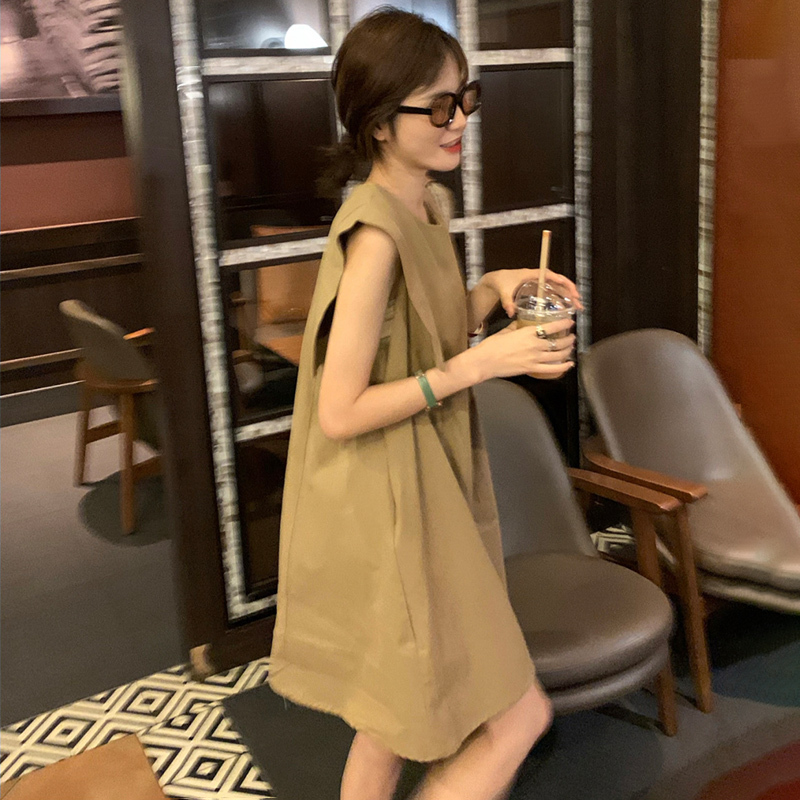 Korean Chic Retro Short High-End Vest Dress 2026 New Model Young Girl Hepburn Style Summer Dress