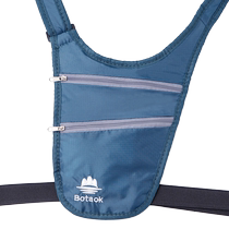 Anti-theft waist bag personal travel abroad European ID wallet invisible carry-on armpit anti-theft crossbody bag