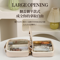 Womens Large Capacity 2024 New Portable Wash Bag Travel Brush Storage Box Skin Care Product Partition Box Cosmetic Bag