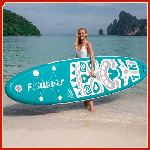 Funwater Water Water Zhile Baddle Board Board Доска для серфинга надувная стоящая доска Sup Paddle Board Рыбалка на весло