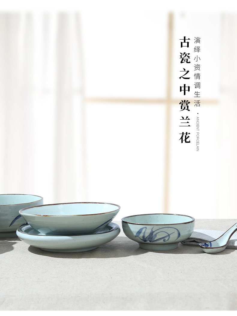 Three ceramic Japanese ramen rainbow such to use individual household large creative such as soup bowl dedicated to eat large bowl of noodles bowl