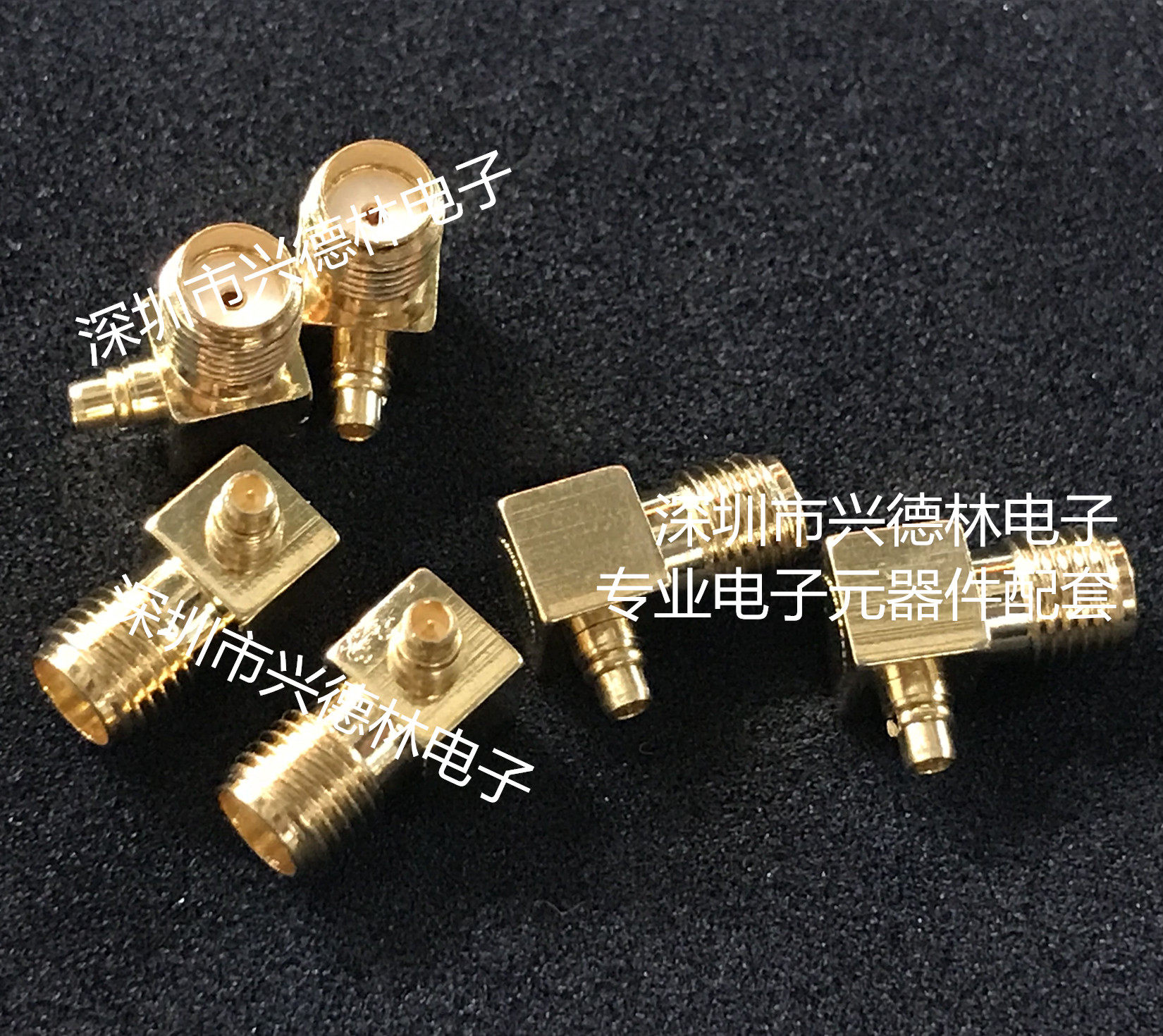 SMA MMCX-KJW Coaxial connector SMA female to MMCX male curved RF adapter RF RF