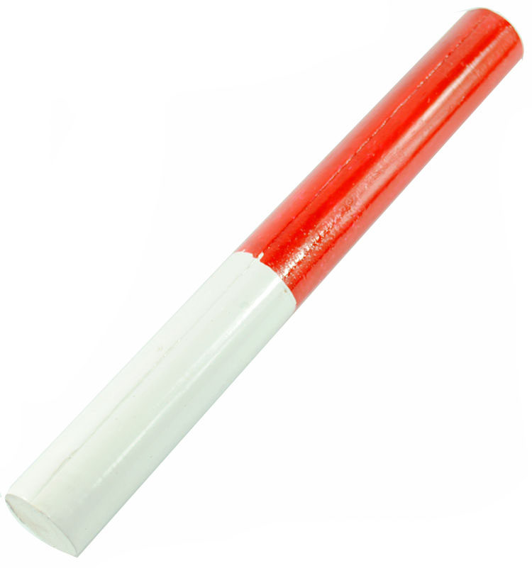 Relay baton track and field competitions with standard wooden relay baton hundreds of meters pass red white PVC high-strength plastic durable-Taobao