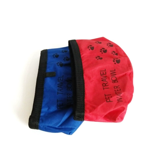 Pet Dog Oxford складная миска из питьевой воды Портативная собачья чаша укажите на открытую продукцию для питьевой воды.