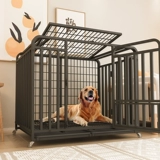 Клетка для собак большая собака средняя крытая домашняя собачья клетка с туалетом, маленький край La Blado Golden Retraado Dog Cage