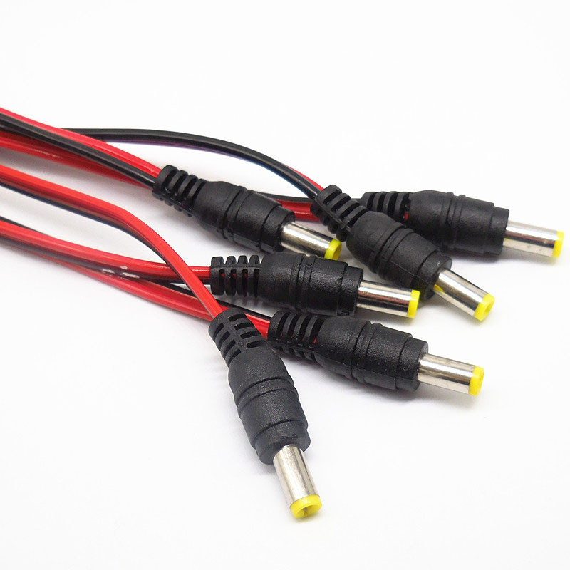 Monitor DC power cord pure copper camera power connector tail wire plug centralized power supply dc wire public head