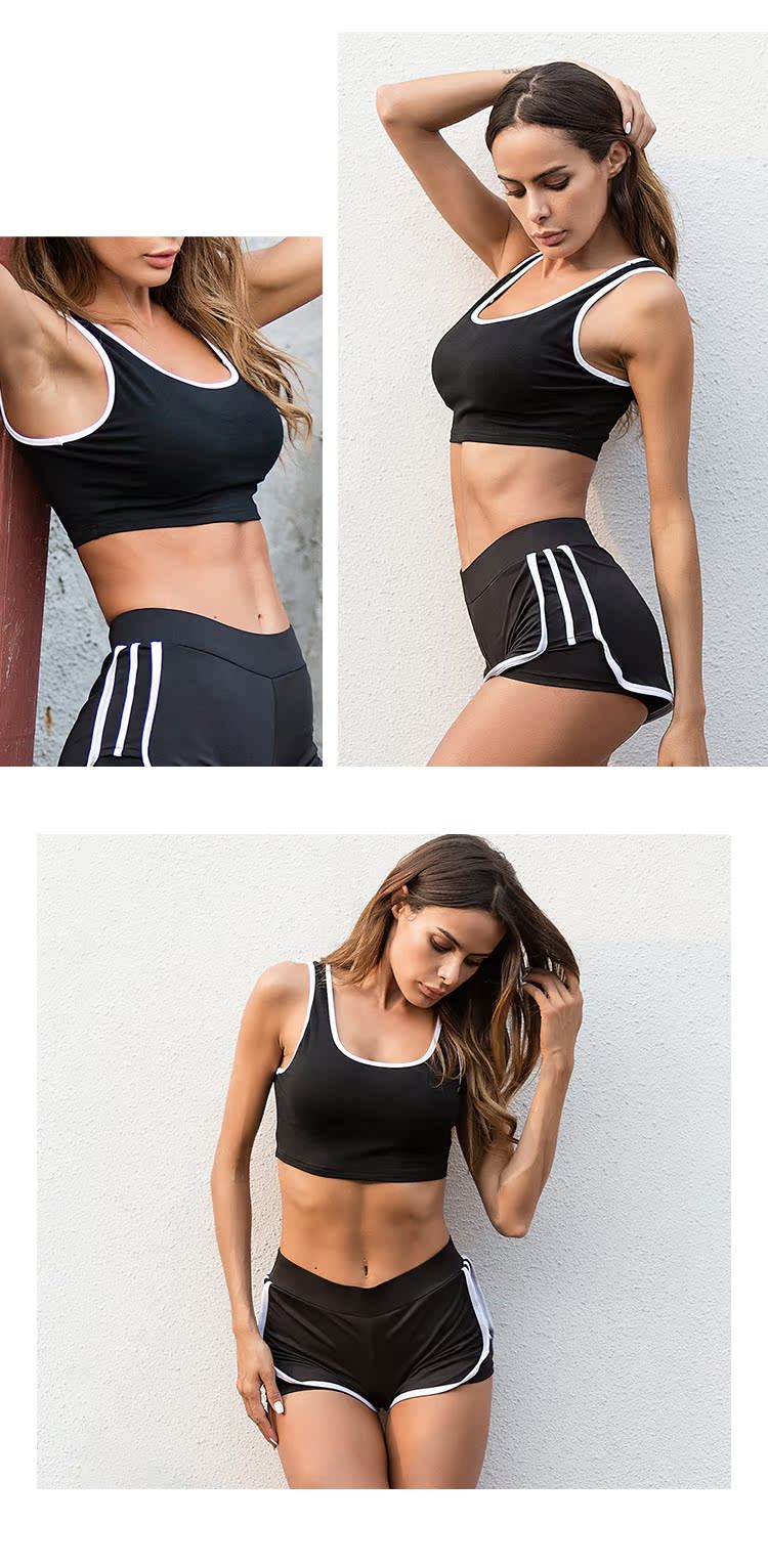 Thanh oxy oxy thể thao vest nữ ngắn phần khô nhanh chống sốc chạy yoga tập thể dục áo ngực căng vest đồ lót ao gym