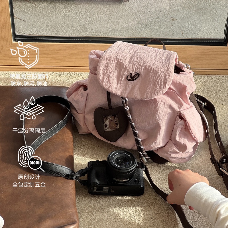 Yoolo Lightweight Photography Bag Dslr Backpack Camera Bag Canon Fuji Bag Multi-Purpose Protective Case Crossbody Shoulder Bag