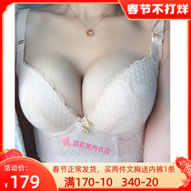 Beauty salon adjustable small chest thick breast breast correction sagging beauty back gathered bra underwear bra