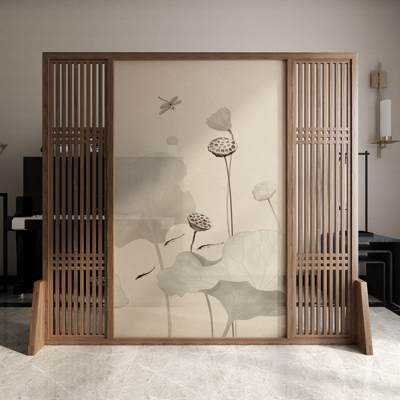 New Chinese Screen Partition Living Room Office Brief modern Bedroom Home shelter bedside Xuanguan into the door holder screen